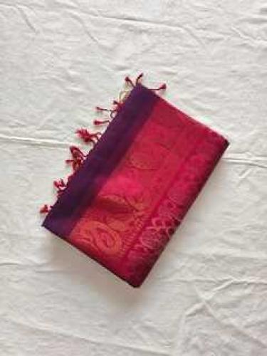 SOFT SILK SAREE WITH BLOUSE
