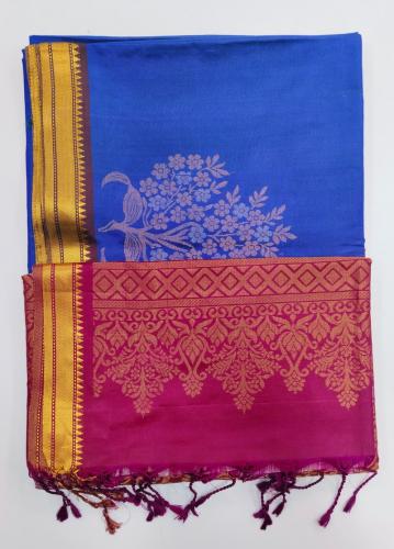 SOFT SILK SAREE WITH BLOUSE