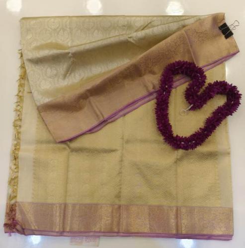 ARNI SILK HALF FINE ZARI SAREE WITH BLOUSE
