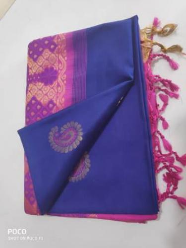 SOFT SILK SAREE WITH BLOUSE