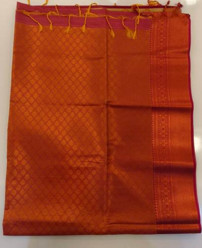 PL Polyester Big Butta Softee saree Jacquard