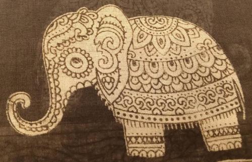 KALAMKARI PRINTED COTTON SAREE