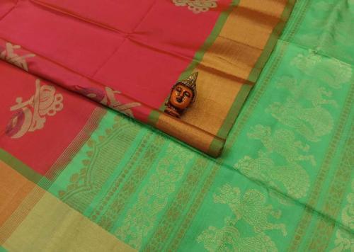 SOFT SILK SAREE WITH BLOUSE