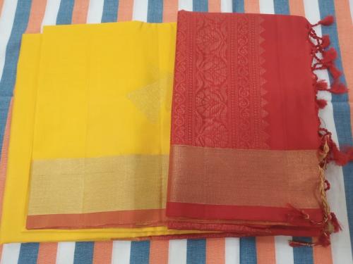 SOFT SILK SAREE WITH BLOUSE