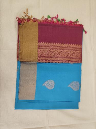 SOFT SILK SAREE WITH BLOUSE