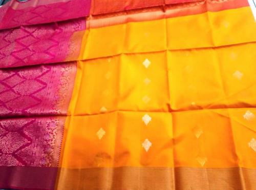 SOFT SILK SAREE WITH BLOUSE