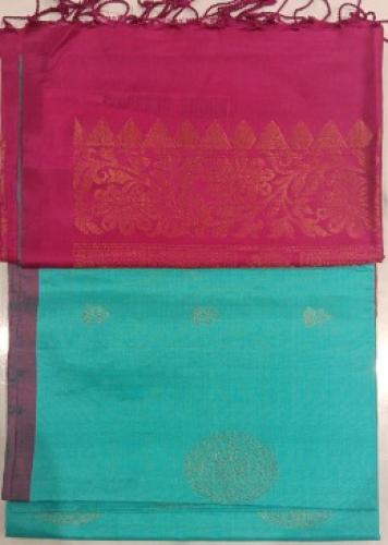 SOFT SILK SAREE WITH BLOUSE