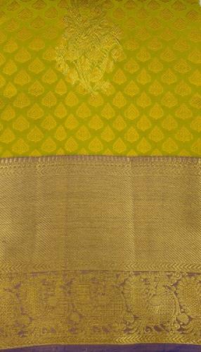 ARNI SILK HALF FINE ZARI SAREE WITH BLOUSE