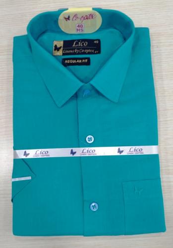 PL COTTON XLINEN DYED READYMADE SHIRT 40 HS