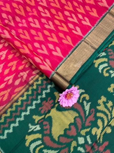 COTTON X KORA SILK TIE DYE SAREES CHINNLAPATTI