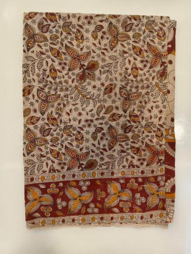 KALAMKARI PRINTED COTTON SAREE