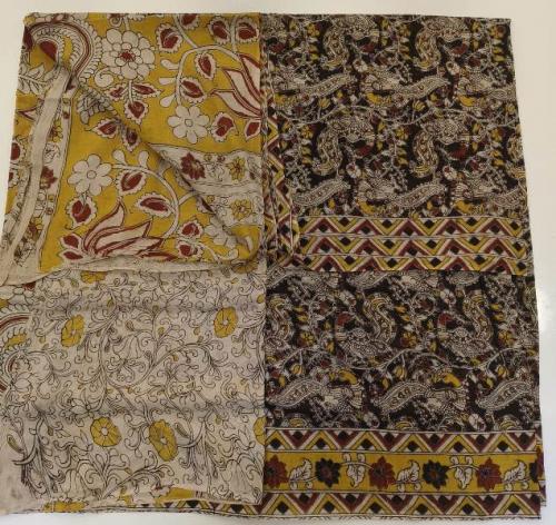 KALAMKARI PRINTED COTTON SAREE