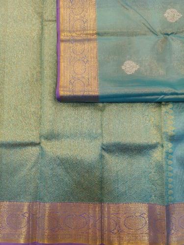 ARNI SILK HALF FINE ZARI SAREE WITH BLOUSE