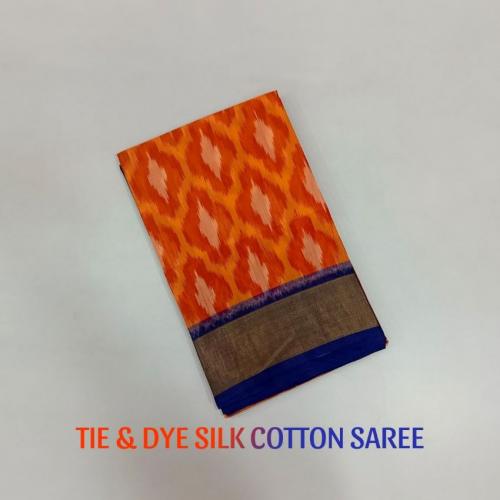COTTON X KORA SILK TIE DYE SAREES CHINNLAPATTI