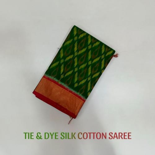 COTTON X KORA SILK TIE DYE SAREES CHINNLAPATTI