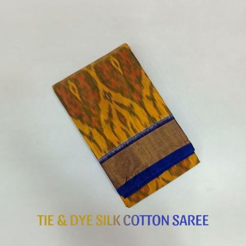 COTTON X KORA SILK TIE DYE SAREES CHINNLAPATTI