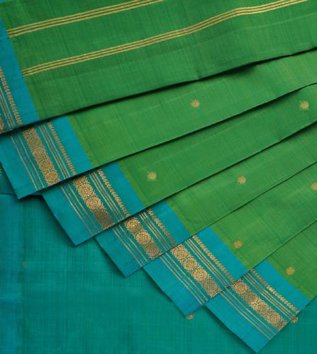 THIRUBHUVANAM PURE ZARI SILK SAREE 550MTS
