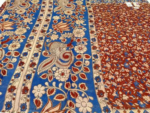 KALAMKARI PRINTED COTTON SAREE