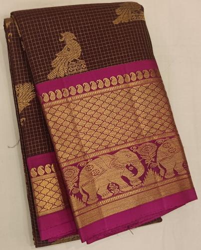 SAREES KPM SILK WITH BLOUSE