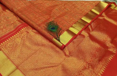HF ZARI GRAND DESIGNING WEDDING SILK SAREES SSLW