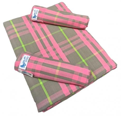 BEDSHEET PLAIN 60X90 2 PILLOW COVER
