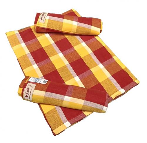 BEDSHEET PLAIN 60X90 2 PILLOW COVER