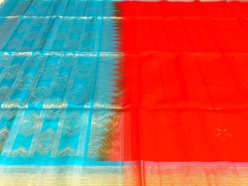 SOFT SILK SAREE WITH BLOUSE