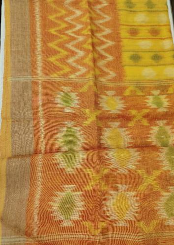 PL LINEN SALEM SAREE WITH BLOUSE