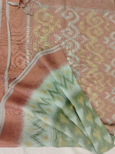 PL LINEN SALEM SAREE WITH BLOUSE