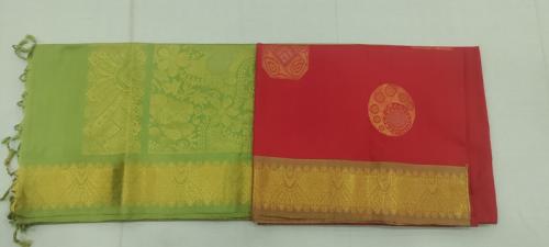 SOFT SILK SAREE WITH BLOUSE