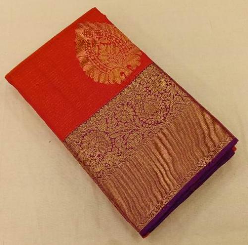 ARNI SILK HALF FINE ZARI SAREE WITH BLOUSE