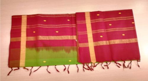 MANAMEDU COTTON SAREES WITH BLOUSE