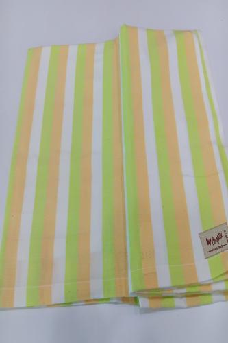 BEDSHEET STRIPE 90X108 2 PILLOW COVER