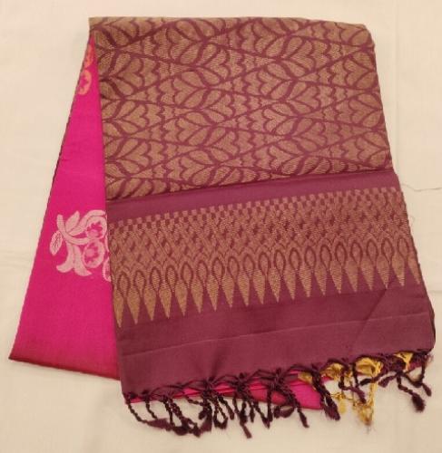 SOFT SILK SAREE WITH BLOUSE