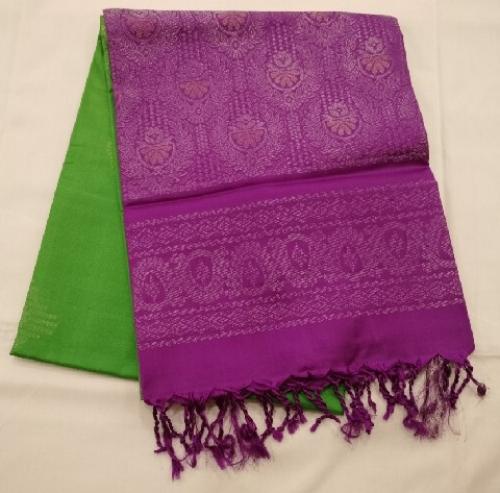 SOFT SILK SAREE WITH BLOUSE