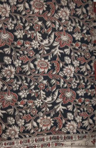KALAMKARI PRINTED COTTON SAREE