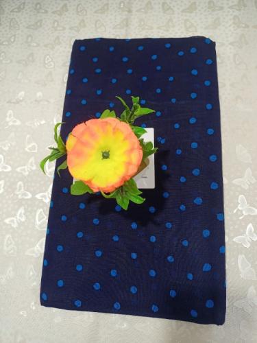 PL COTTON SAREES WITH WAX DOT PRINT DESIGNS