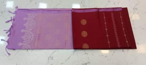 SOFT SILK SAREE WITH BLOUSE