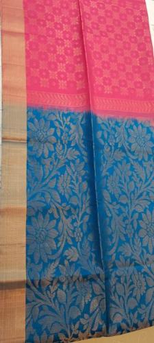 SOFT SILK SAREE WITH BLOUSE