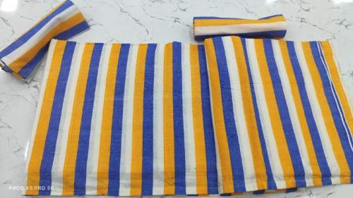 BEDSHEET STRIPE 90X108 2 PILLOW COVER