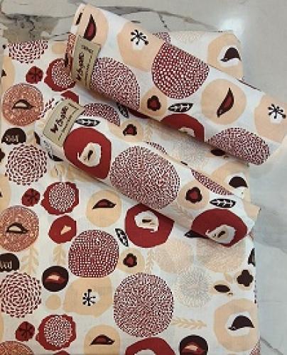 BEDSHEET ERODE AHEMADHABAD PRINT 90 X108 2 PILLOW COVER