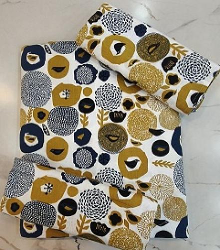 BEDSHEET ERODE AHEMADHABAD PRINT 90 X108 2 PILLOW COVER