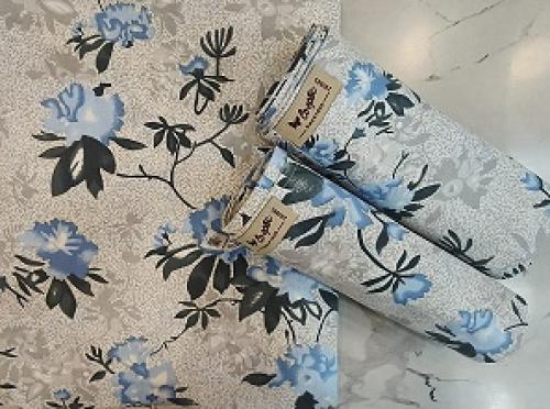 BEDSHEET ERODE AHEMADHABAD PRINT 90 X108 2 PILLOW COVER