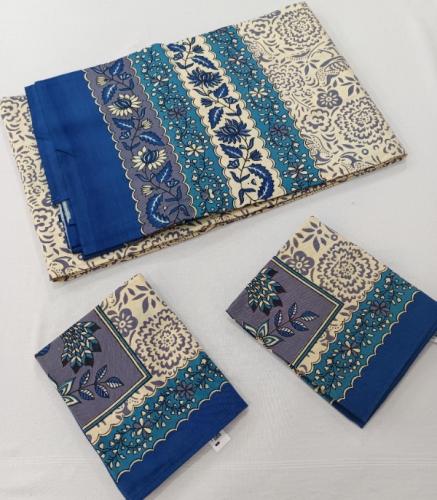 BEDSHEET JAIPUR PRINTED 90X108 2 PILLOW COVER