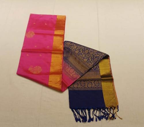 SOFT SILK SAREE WITH BLOUSE