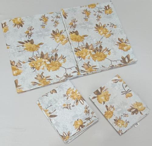 BEDSHEET ERODE AHEMADHABAD PRINT 60X90 2 PILLOW COVER