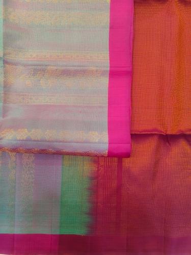 SOFT SILK SAREE WITH BLOUSE