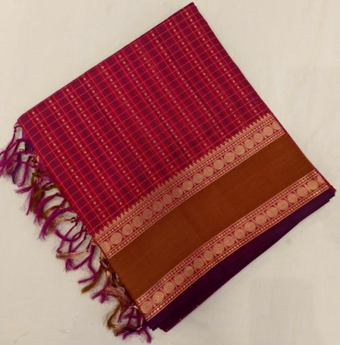 PMK 1000 BUTTA SILK COT SAREES