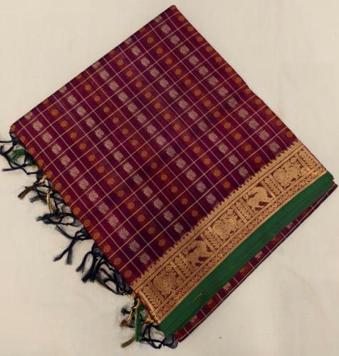 PMK 1000 BUTTA SILK COT SAREES
