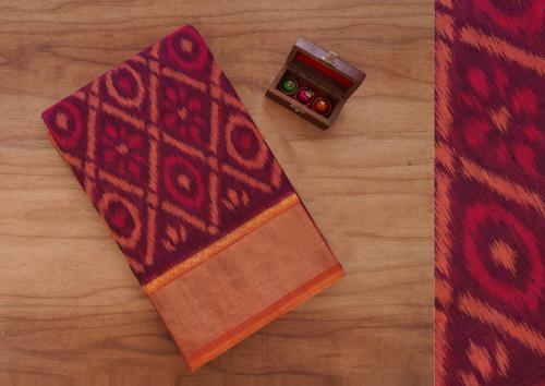 Cotton X Kora Silk Tie & Dye Sarees Chinnalapatti